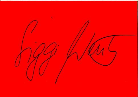 Siggi Wentz  Leichtathletik Autogramm Karte original signiert 
