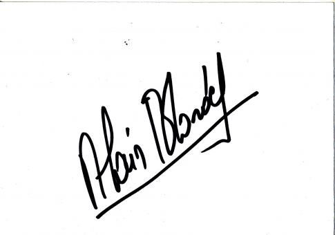 Alain Blondel  Frankreich  Leichtathletik Autogramm Karte original signiert 