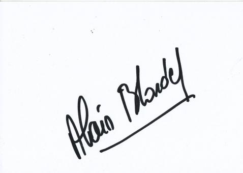 Alain Blondel  Frankreich  Leichtathletik Autogramm Karte original signiert 