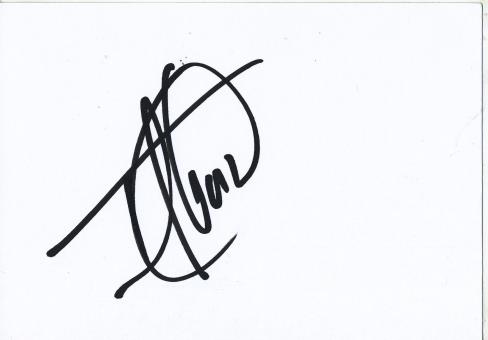 Fernando Sanz  Real Madrid  Fußball Autogramm Karte original signiert 