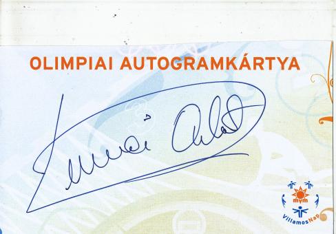 Antal Dunai  Ungarn 1.OS 1968  Fußball  Autogramm Karte original signiert 