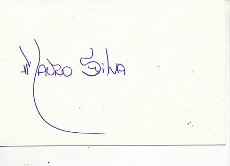 Mauro Silva  Brasilien  Weltmeister  WM 1994  Fußball  Autogramm Karte original signiert 