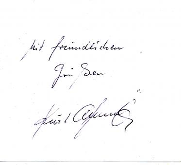 Kurt Haseneder  FC Nürnberg  Autogramm Blatt original signiert 