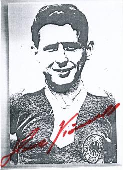 Heiner Kördell † 2020  DFB  Fußball  Autogramm Blatt original signiert 