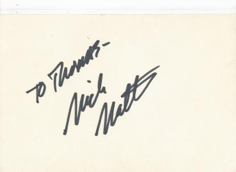 Nick Nolte  Film + TV  Autogramm Karte original signiert 