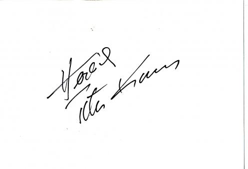 Peter Kraus  Musik  Autogramm Karte original signiert 