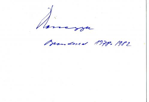 Fritz Honegger † 1999  Schweiz Bundespräsident Politik  Autogramm Karte original signiert 