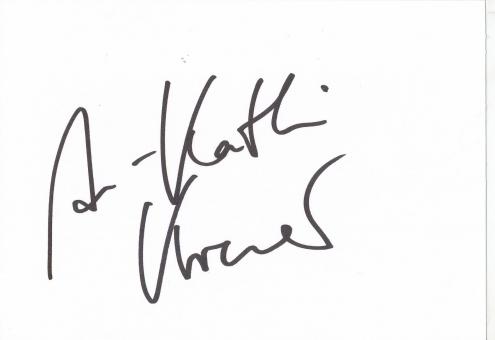 Ann Kathrin Kramer  Film &  TV  Autogramm Karte  original signiert 