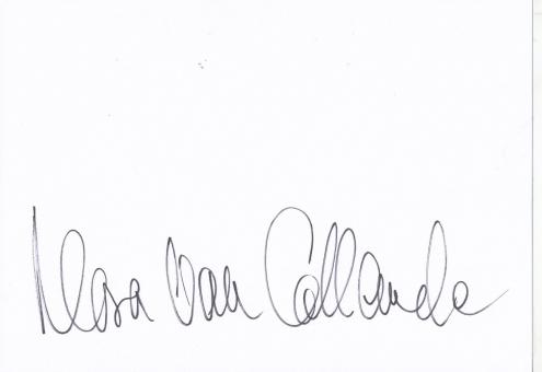 Nora von Collande  Film &  TV  Autogramm Karte  original signiert 