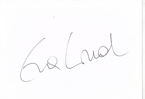Eva Lind  TV  Autogramm Karte  original signiert 