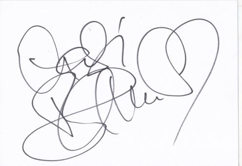 Gabi Bauer  TV  Autogramm Karte  original signiert 