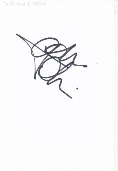 Tathiana Garbin  Italien  Tennis  Autogramm Karte original signiert 