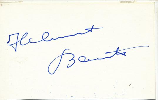 Helmut Bantz † 2004  Turnen  Autogramm Karte original signiert 