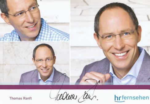 Thomas Ranft  HR   TV  Sender  Autogrammkarte original signiert 