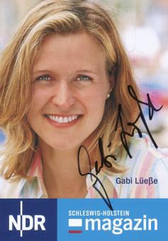 Gabi Lüeße  NDR   TV  Sender  Autogrammkarte original signiert 