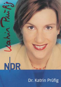 Dr.Katrin Prüfig  NDR   TV  Sender  Autogrammkarte original signiert 
