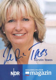 Kerstin Tewes  NDR   TV  Sender  Autogrammkarte original signiert 