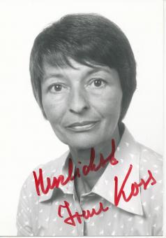 Irene Koss  ZDF  TV  Autogramm Foto  original signiert 