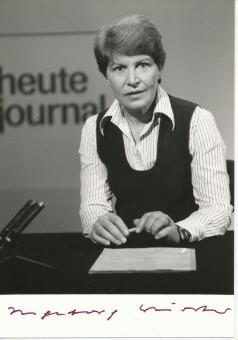 Ingeborg Wurster  ZDF  TV  Autogramm Foto  original signiert 