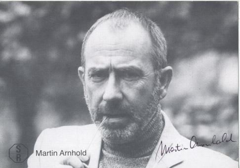 Martin Arnhold   SR   TV  Sender  Autogrammkarte original signiert 