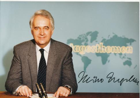 Heiko Engelkes † 2008  Tagesthemen  ARD  TV Sender Autogramm Foto original signiert 