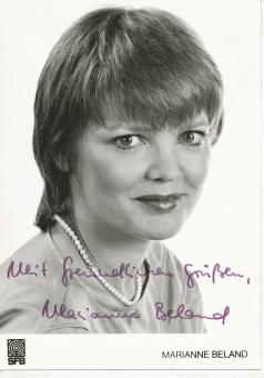 Marianne Beland   SFB   TV  Sender  Autogrammkarte original signiert 