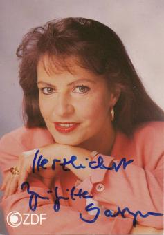 Brigitte Bastgen  ZDF   TV  Sender  Autogrammkarte original signiert 