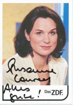 Susanne Conrad  ZDF   TV  Sender  Autogrammkarte original signiert 