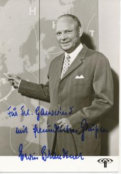 Dr. Erwin Brandtner   ZDF   TV  Sender  Autogrammkarte original signiert 