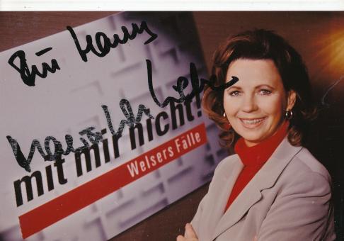 Maria von Welser  ZDF  TV  Autogramm Foto  original signiert 