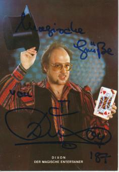 Dixon  der Magische Entertainer  Autogrammkarte  original signiert 
