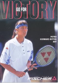 Petra Schwarz Ritter  AUT  Tennis   Autogrammkarte 