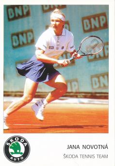 Jana Novotna  CSSR  Tennis   Autogrammkarte 
