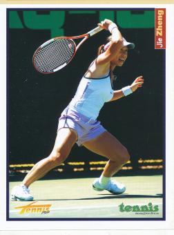 Jie Zheng  China  Tennis   Autogrammkarte 