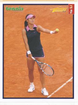 Na Li  China  Tennis   Autogrammkarte 