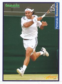 Fernando Gonzalez   Chile  Tennis   Autogrammkarte 