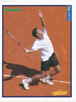 Andre Sa  Brasilien  Tennis   Autogrammkarte 