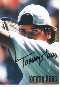 Tommy Haas  Tennis  Autogrammkarte  Druck signiert 
