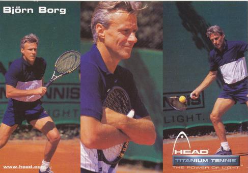 Björn Borg  Schweden   Tennis   Autogrammkarte 