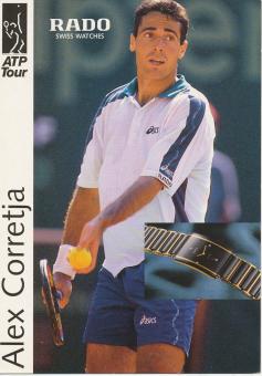 Alex Corretja  Spanien  Tennis   Autogrammkarte 