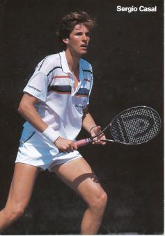 Sergio Casal  Spanien  Tennis   Autogrammkarte 