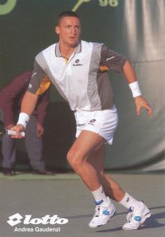 Andrea Gaudenzi  Italien  Tennis   Autogrammkarte 