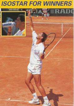 Andres Gomez   Ecuador  Tennis   Autogrammkarte 