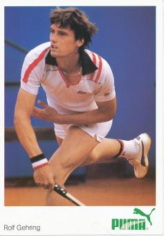 Rolf Gehring  Tennis   Autogrammkarte 