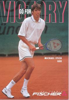Michael Stich  Tennis   Autogrammkarte 