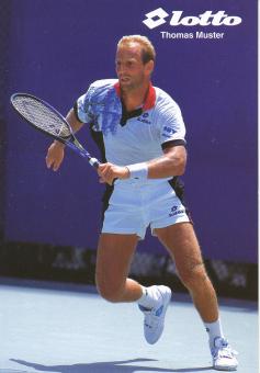Thomas Muster  Österreich  Tennis   Autogrammkarte 