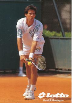 Derrick Rostagno  Tennis   Autogrammkarte 