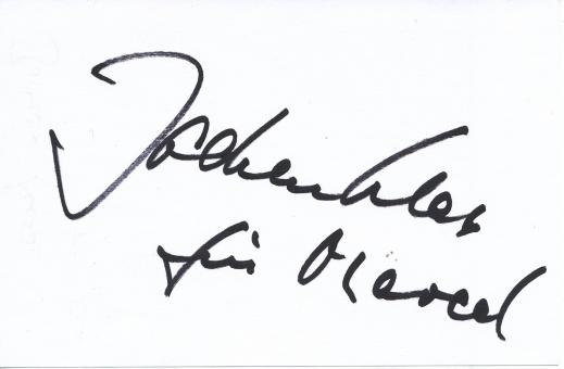 Jochen Mass   Formel 1  Auto Motorsport  Autogramm Blatt original signiert 