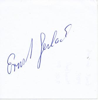 Ernst Gerlach  DDR 1.Olympia 1980  Handball  Autogramm Blatt original signiert 