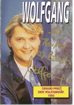 Wolfgang   Musik  Autogrammkarte original signiert 